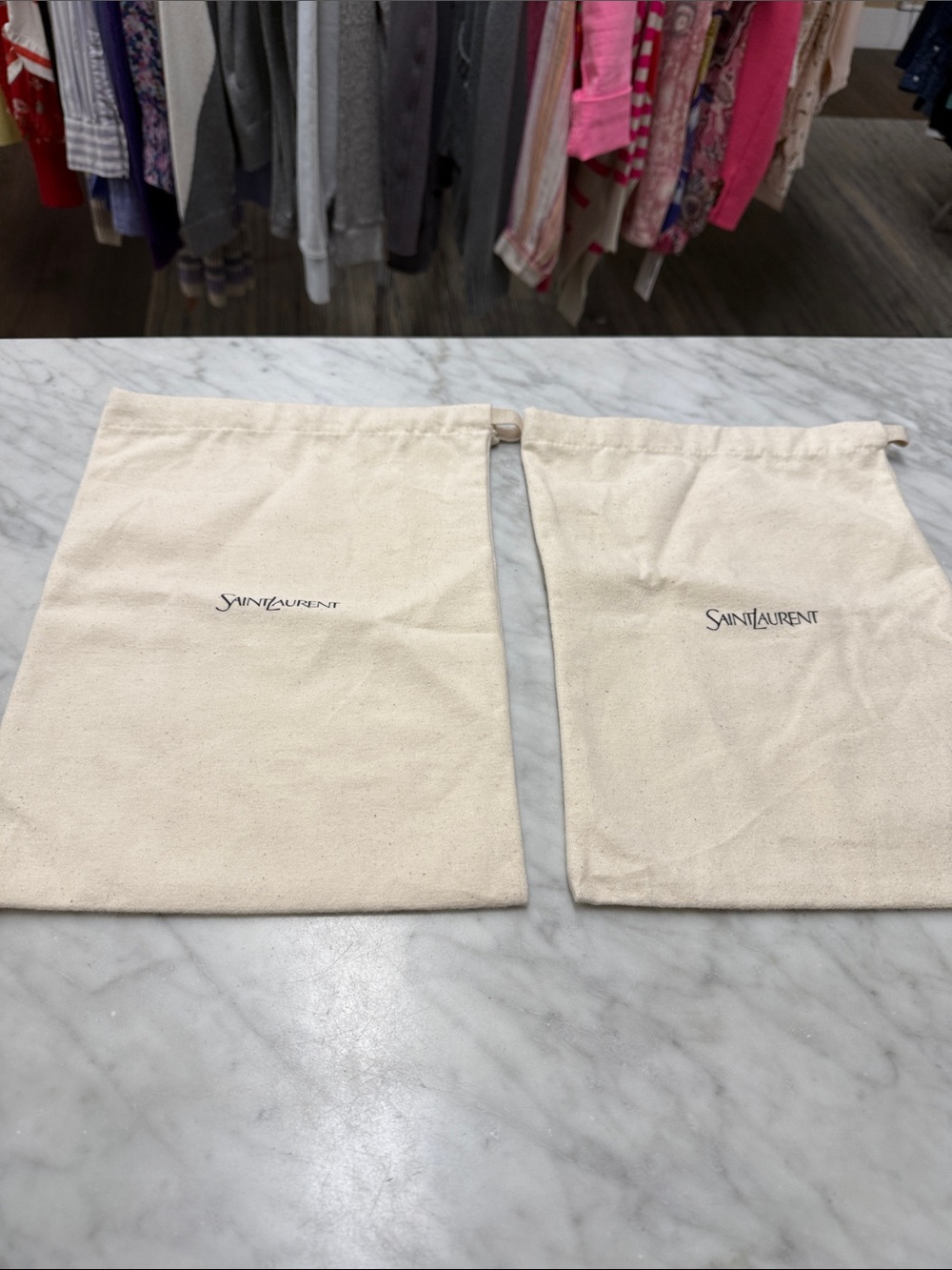 Saint Laurent Set of Two Shoe Bags, Sleeper Bags, Storage Bags - Picture 2 of 5